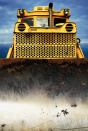 Front of bulldozer