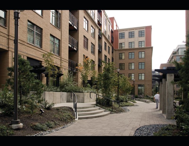 Location: Portland, Ore. • Developer: Turtle Island, LLC • Architect: Ankrom Moisan • Built: 2005 • Units: 210 • Notable: A mixed-use building with affordable housing in the Pearl District, one of Portland’s poshest neighborhoods, the structure is designed to blend into its neighborhood while offering well-designed, quiet, comfortable units with many green and energy-saving features.