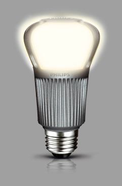 Philips. Designed as a replacement for a 60-watt incandescent light bulb, the 12-watt EnduraLED looks similar to the familiar incandescent A19 bulb and screws into any standard light fixture. The manufacturer says the bulb uses 80% less energy than a traditional incandescent bulb and will last 25 times longer. The bulb delivers the same soft, white light as the incandescent bulb it replaces and works with standard household dimmers, the maker claims. 800.555.0050. www.usa.lighting.philips.com.