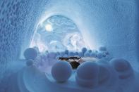 One of the rooms created in the 2012-2013 ICEHOTEL.