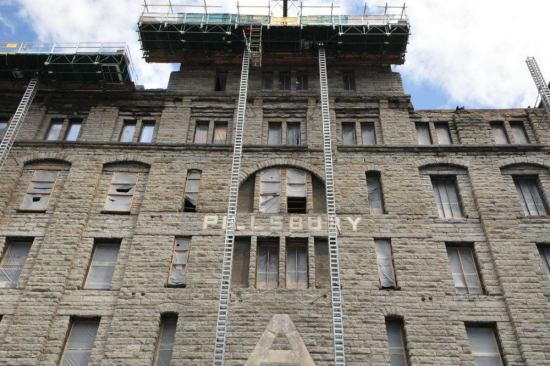 Dominium is transforming a former Pillsbury flour mill into artist lofts in Minneapolis. Photo courtesy of Dominium.
