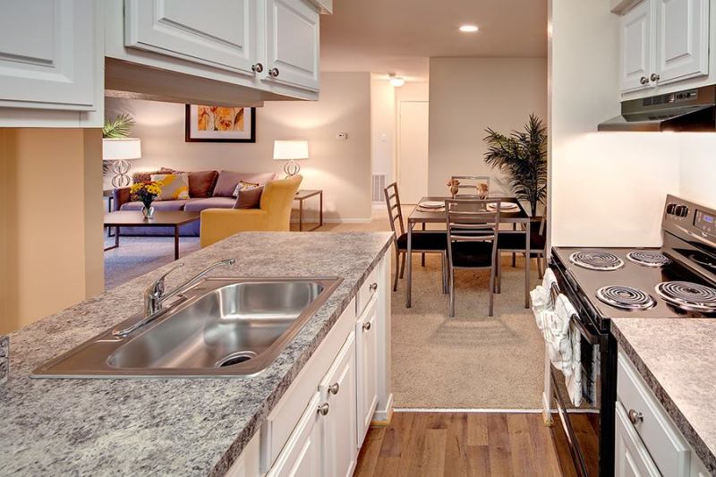 Saddle Ridge apartments in Ashburn, Va. underwent a $1.7 million renovation to bring the design into this decade. Photo Courtesy of the Bainbridge Companies.
