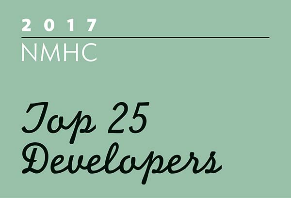 2017 NMHC Top Developers