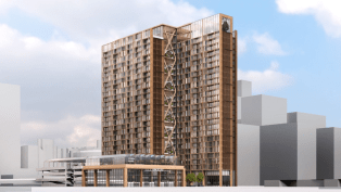 The zero-energy Building Positive + Living Well concept community is all electric with zero emissions.