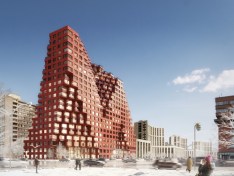 The Silhouette mixed-use community concept will contain approximately 305,000 square feet of luxury apartment space.