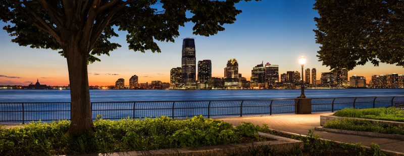 View of Jersey City, N.J., from Manhattan