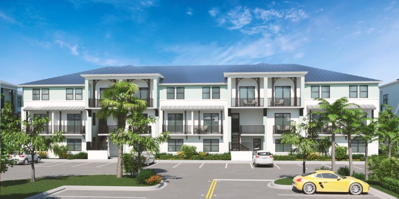 Garden-style apartments are planned for Terra's new development in Florida.