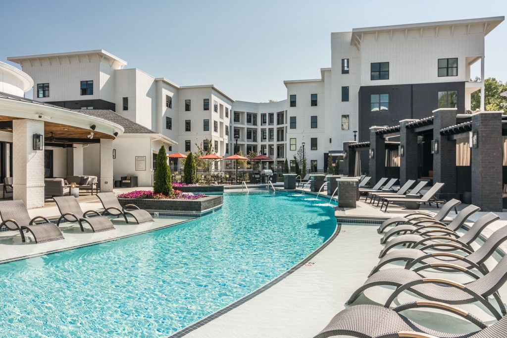 A 355-unit property in Mount Auburn's portfolio, representative of the communities the programmatic joint venture will invest in, in Raleigh, N.C.