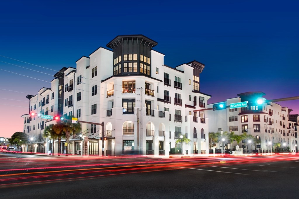 ARCOS covers an entire city block in downtown Sarasota's Rosemary District.