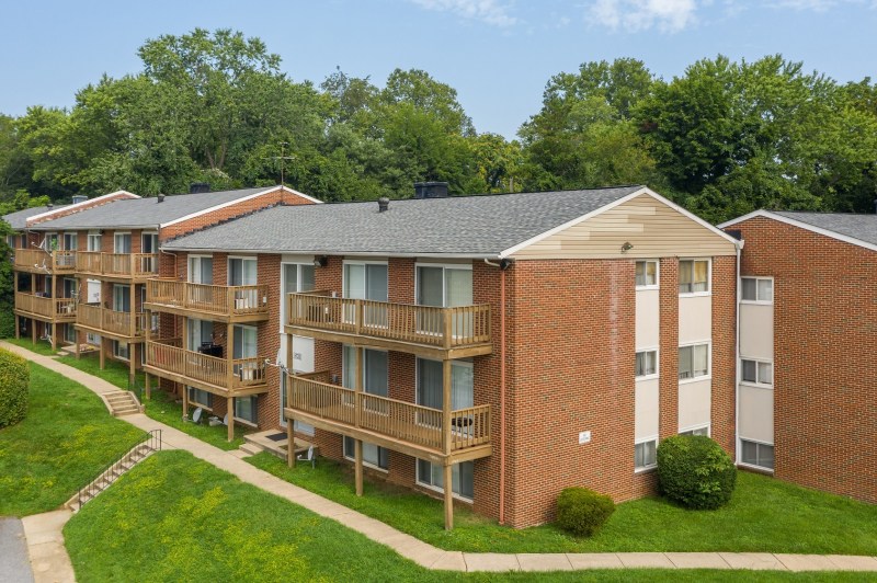 Hazelcrest Apartments in Northeast Baltimore includes 48 two-bedroom units.