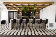 Apartment communities catering to renters by choice need to set the mood with design, finishes, and ambience that lean into an upbeat, luxury renter experience, like here at the NOVEL Edgehill community in Nashville, photo courtesy Crescent Communities