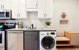 Built in 2021, B-Side Apartments features 147 studio, one-, and two-bedroom units.
