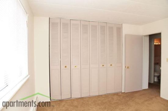 This one bedroom apartment features large closets and is renting for $534/month.
