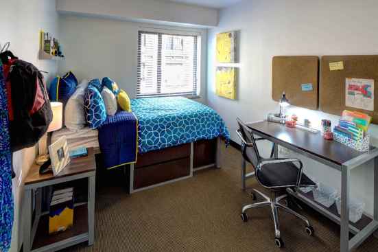 Drexel University's Chestnut Square, developed by ACC, offers suite-style units that have fully furnished bedrooms and private bathrooms for its residents.&nbsp;