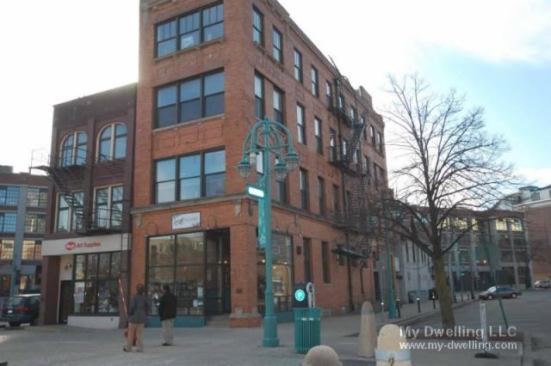 The Milwaukee condo is located in the city's historic Third Ward.