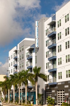 The Bainbridge Cos. has received “measurable traffic” at its properties, such as 930 Central Flats in St. Petersburg, Florida (left), from rental prospects looking for more private space and an escape from crowded areas, according to Kevin Keane, chief operating officer.