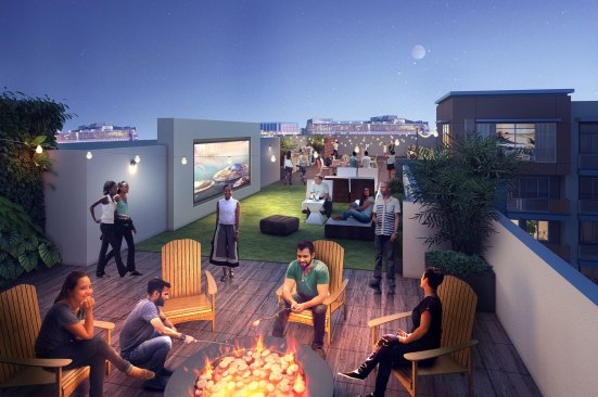 Anton Edge roof deck amenities