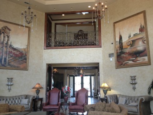 A photo of the Bella Vida clubhouse before renovations began.