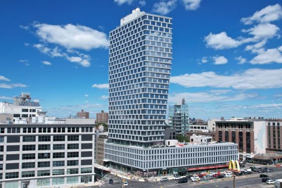 Managed by FirstService Residential, The Axel in Brooklyn, New York, offers studio to three-bedroom residences and over 30,000 square feet of outdoor and indoor amenities.