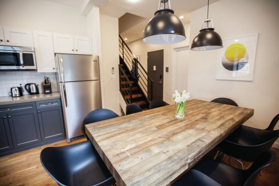 Coliving spaces typically include a place to share meals with other residents.