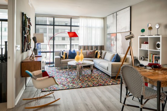 A one-bedroom unit at Insignia on M.