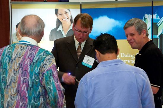On the Floor: More than 30 exhibitors and dozens of sponsors showcased their products and services to a crowd that was surprisingly optimistic, despite the current state of the economy.
