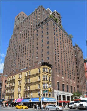 The former Hudson Hotel in Manhattan.