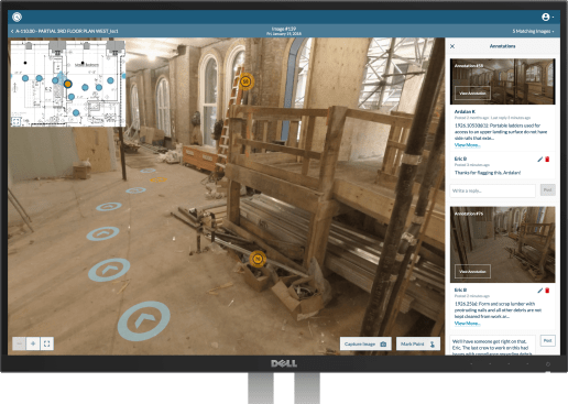 Developers and builders leverage artificial intelligence in apps, such as OnSiteIQ, to automatically analyze jobsite images for safety hazards.