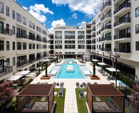 Northland's SLX Atlanta upscale apartment community gives residents the option of studio to three-bedroom units.
