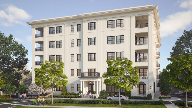 An exterior rendering of The Wade.