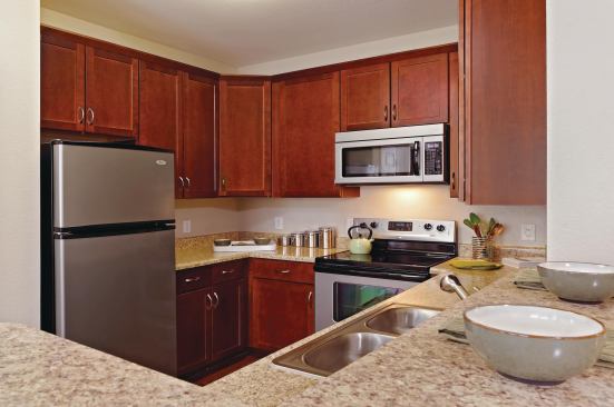 Home Properties expects complete repositioning of a community to take five to seven years. Properties such as The Village at Potomac Falls in Sterling, Va., (pictured) benefit from upgraded kitchens and baths.