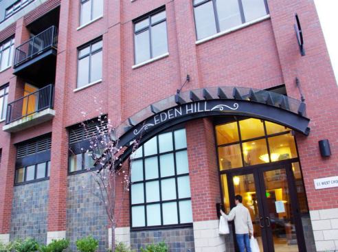 HILL-TOPPERS: Eden Hill (right), built in 2008, and Sweetbrier (above), built in 2009, are located on top of Queen Anne Hill. The properties were sold together to RREEF in June 2011. Collectively, they contain 81 residential units and 25,000 square feet of retail space.