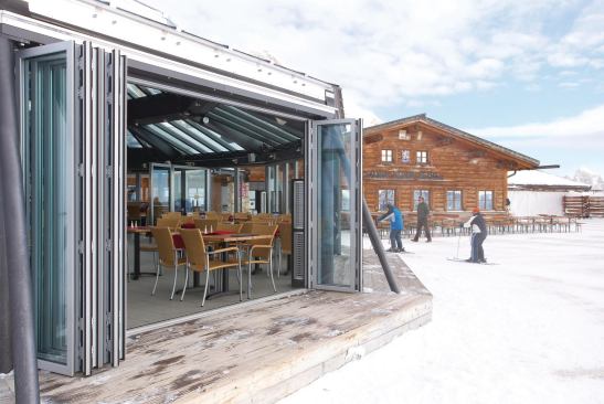NanaWall.



The SL70 thermally broken aluminum-framed folding glass wall system is now offered with triple low-E insulated glazing for a U-value of 0.30 and an SHGC of 0.24. The Energy Star–rated units are available as a floor-mounted system in more than 50 stacking configurations. 888.411.6262. www.nanawall.com.